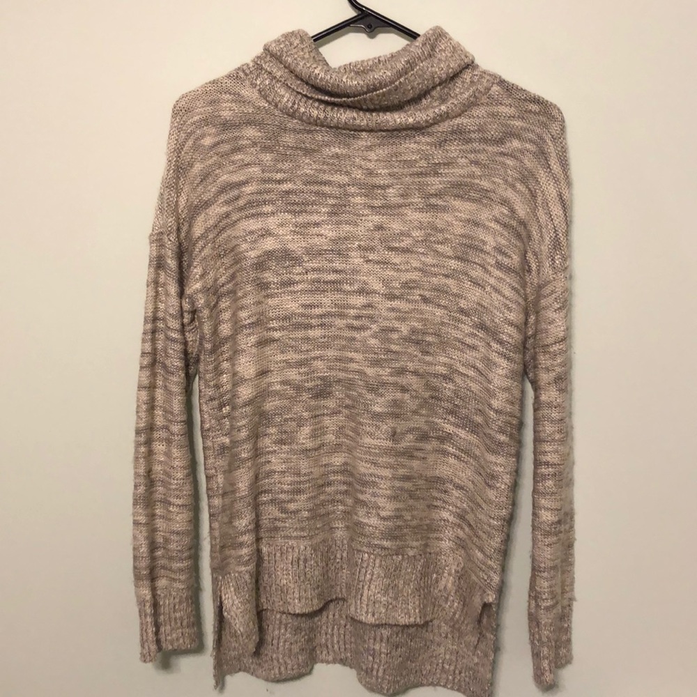Slouchy neck sweater